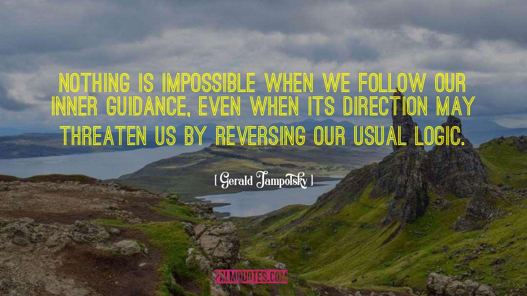 Inner Guidance quotes by Gerald Jampolsky