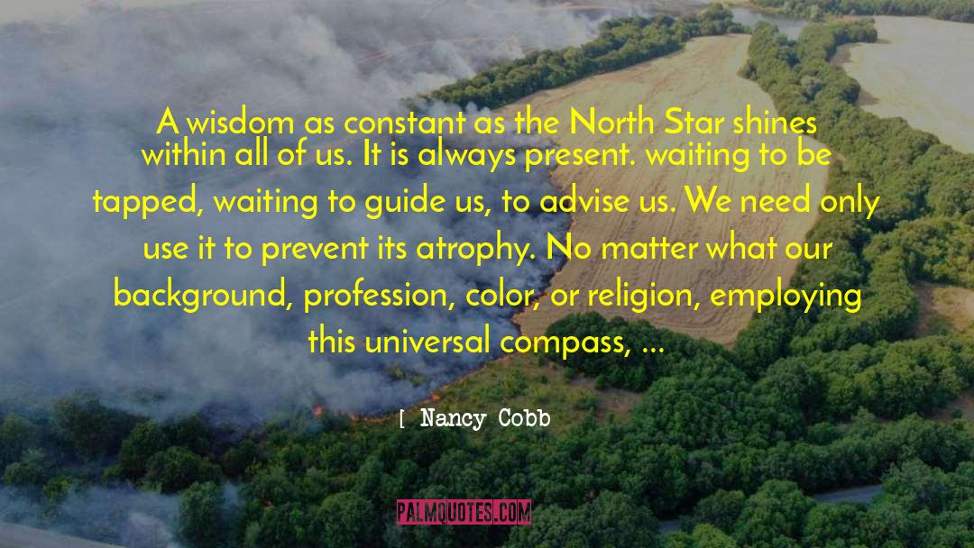 Inner Guidance System quotes by Nancy Cobb
