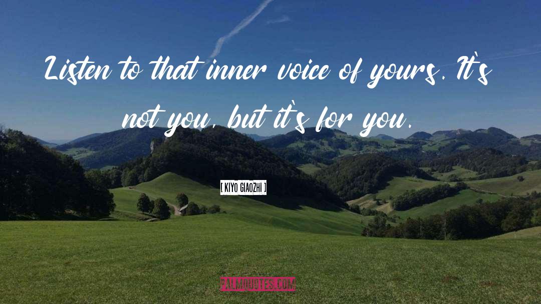 Inner Guide quotes by Kiyo Giaozhi