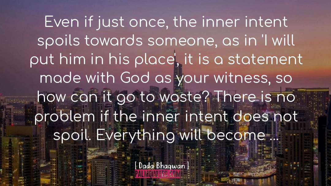 Inner Intent quotes by Dada Bhagwan