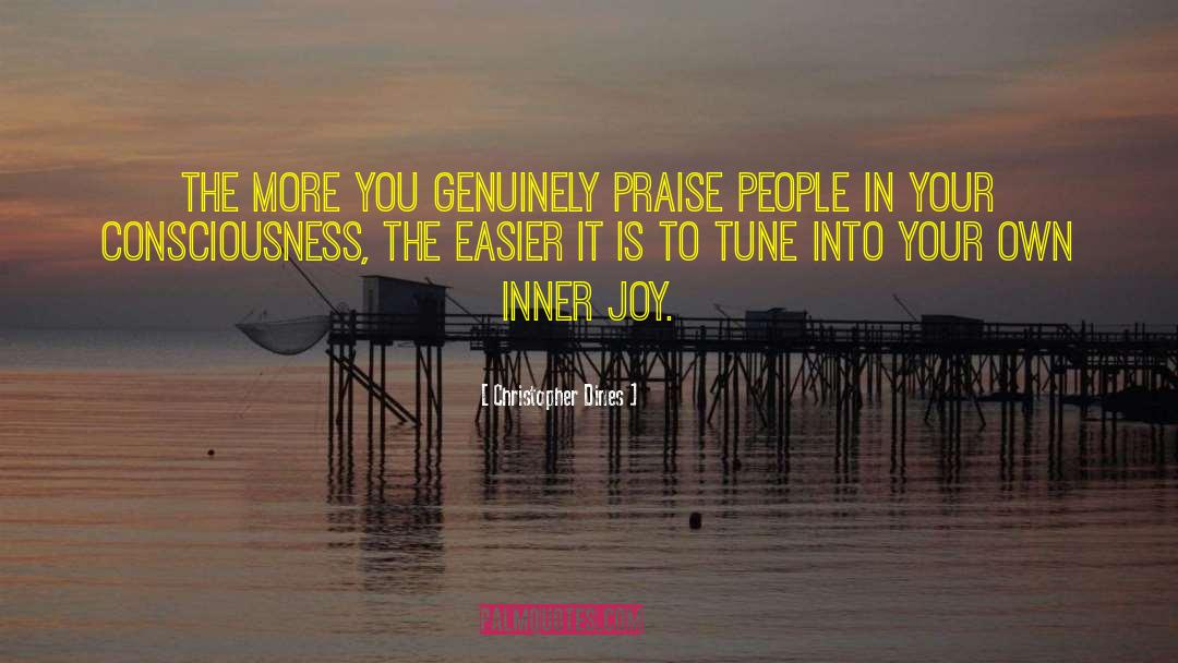 Inner Joy quotes by Christopher Dines