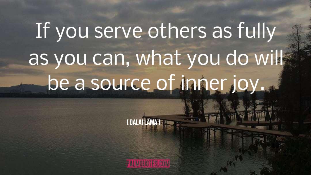 Inner Joy quotes by Dalai Lama