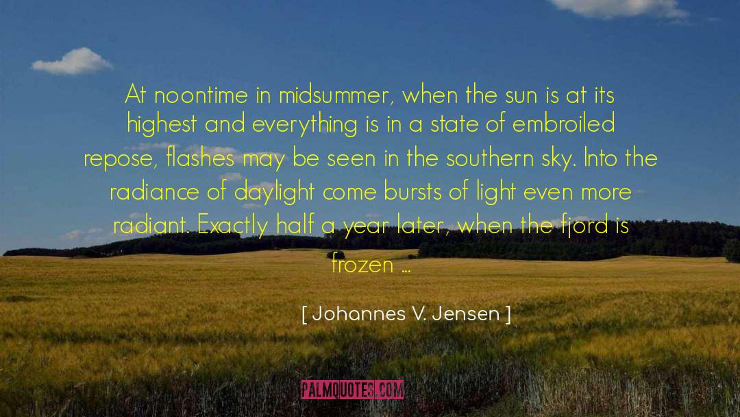 Inner Light And Sound quotes by Johannes V. Jensen