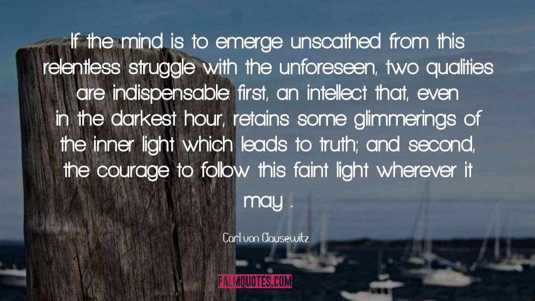 Inner Light quotes by Carl Von Clausewitz