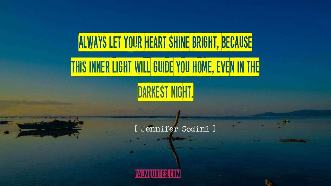 Inner Light quotes by Jennifer Sodini