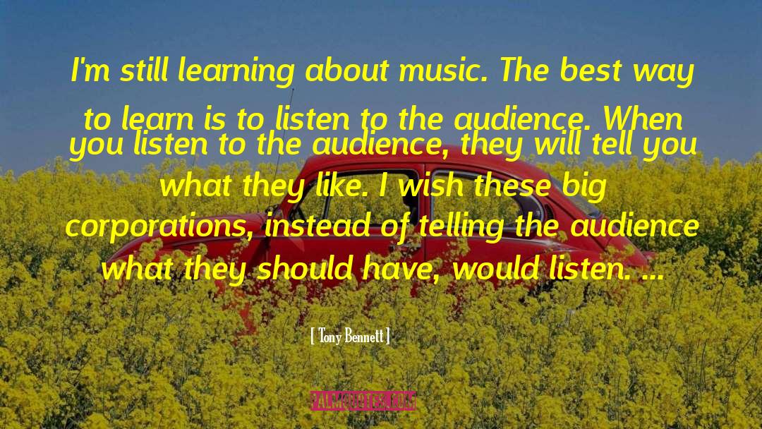 Inner Listening quotes by Tony Bennett