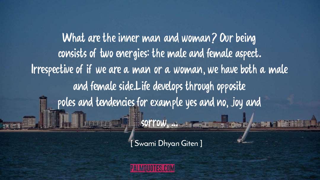 Inner Man And Woman quotes by Swami Dhyan Giten