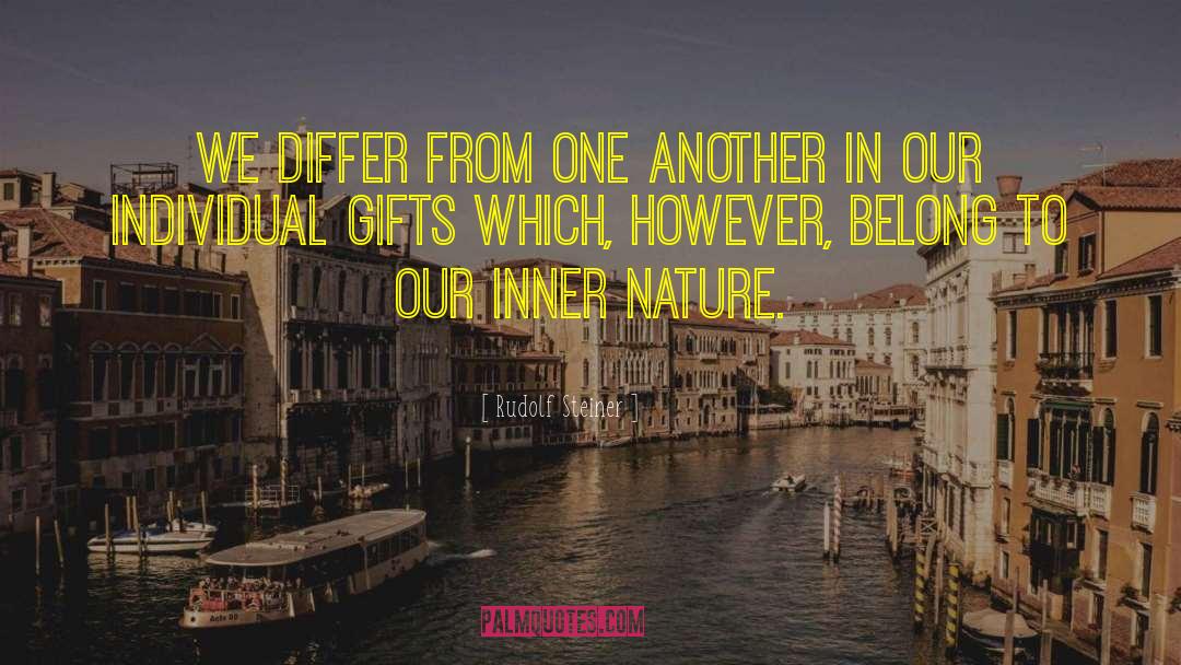 Inner Nature quotes by Rudolf Steiner
