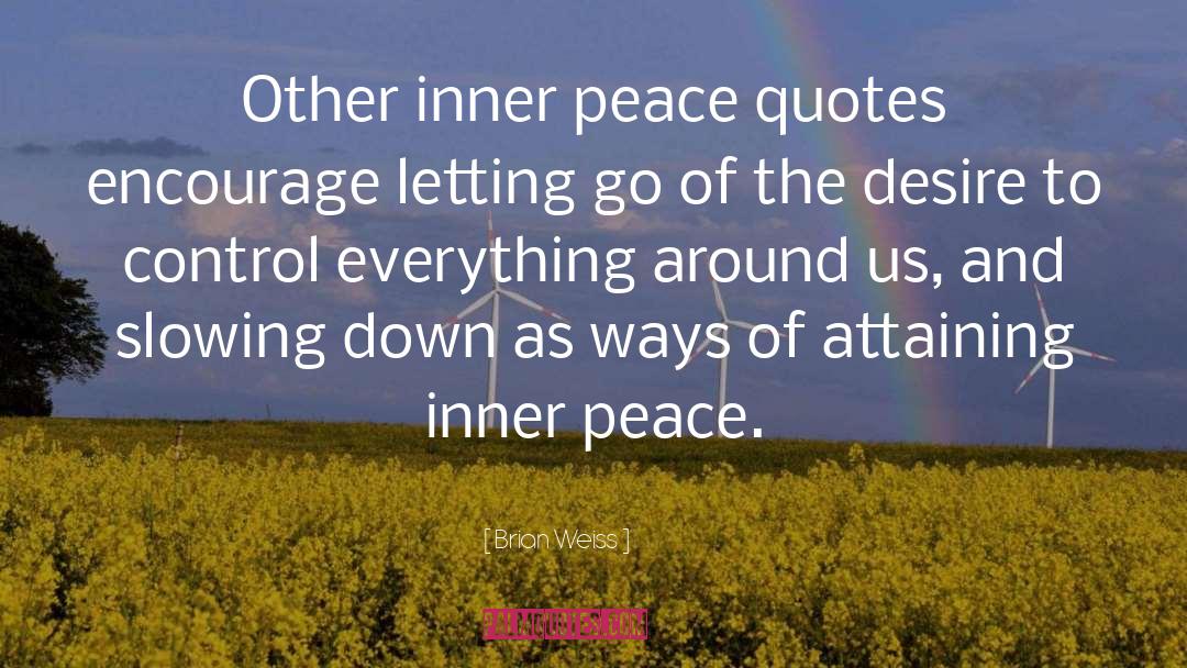 Inner Peace Of Mind quotes by Brian Weiss