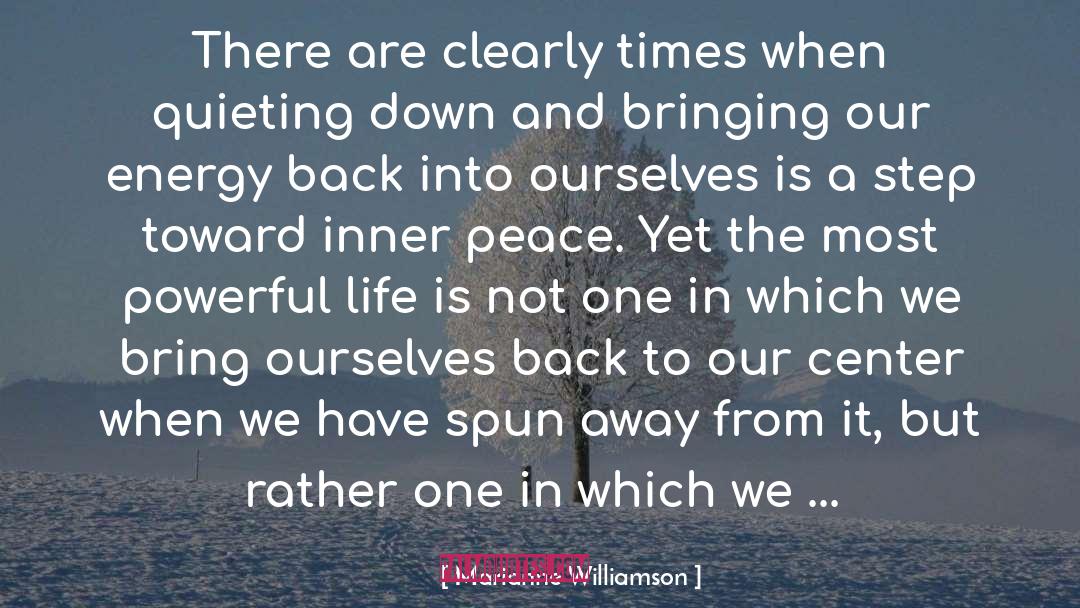Inner Perceptions quotes by Marianne Williamson