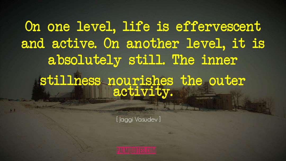 Inner Stillness quotes by Jaggi Vasudev