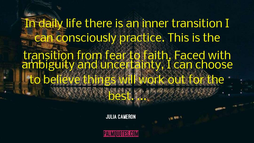 Inner Thoughts quotes by Julia Cameron