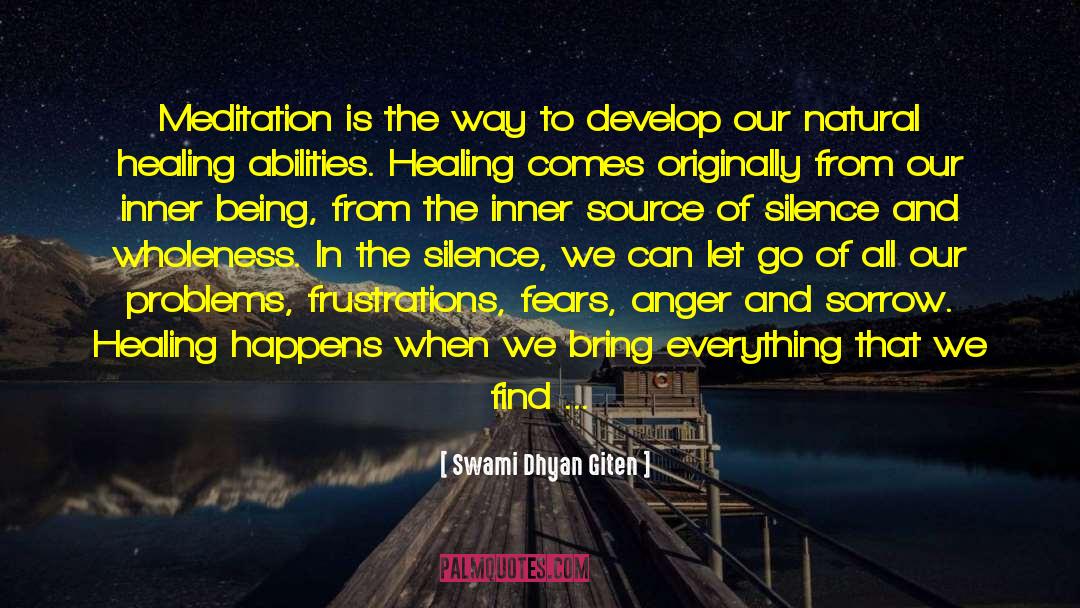 Inner Turmoil quotes by Swami Dhyan Giten
