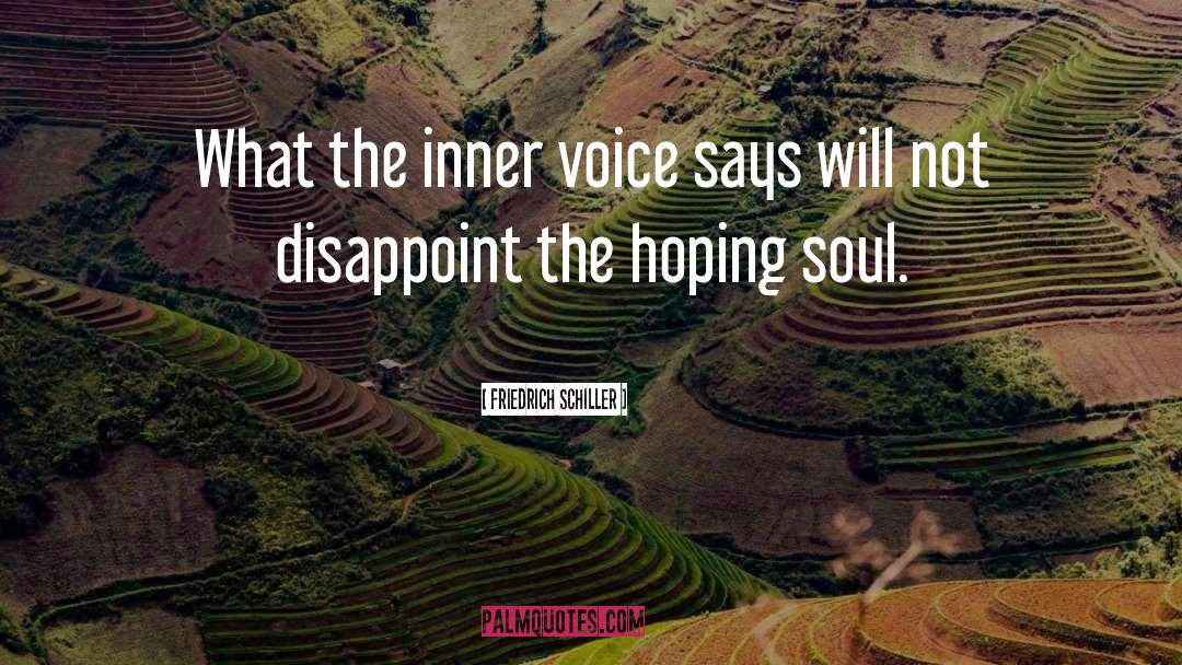Inner Voice quotes by Friedrich Schiller