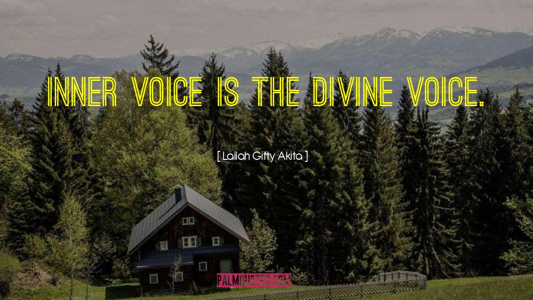 Inner Voice quotes by Lailah Gifty Akita