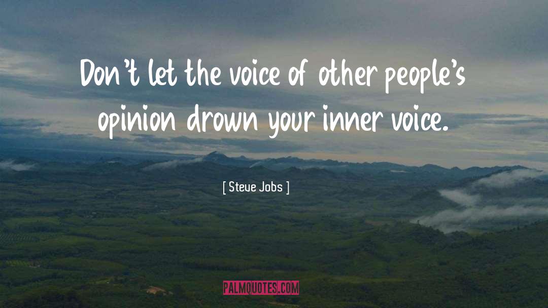 Inner Voice quotes by Steve Jobs