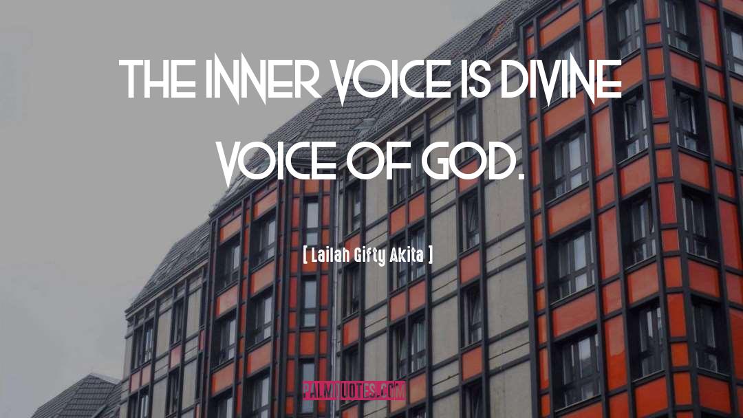 Inner Voice quotes by Lailah Gifty Akita