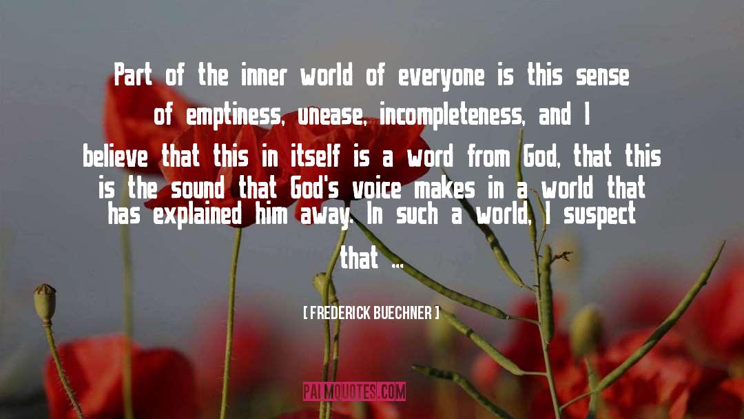 Inner World quotes by Frederick Buechner