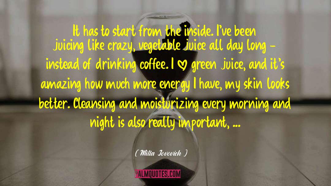 Innkeepers Coffee quotes by Milla Jovovich