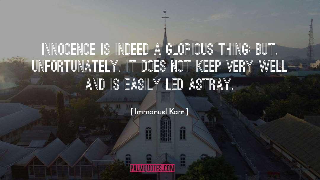 Innocence And Growing Up Tkam quotes by Immanuel Kant