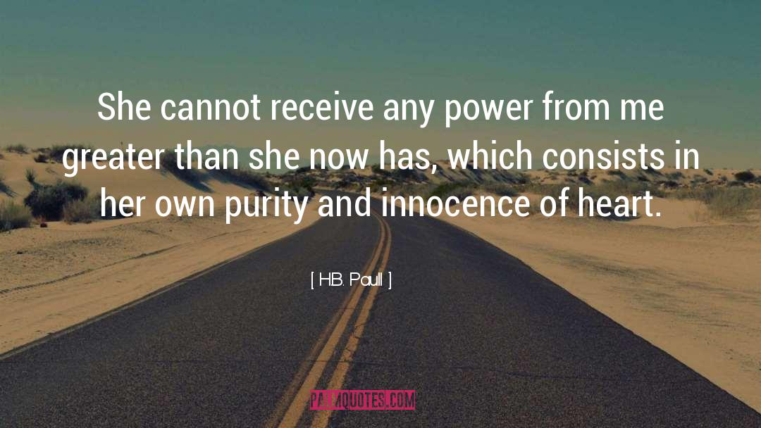 Innocence quotes by H.B. Paull