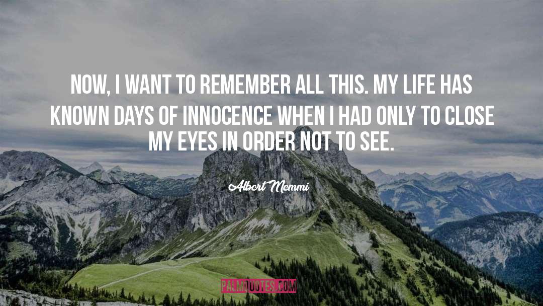 Innocence quotes by Albert Memmi