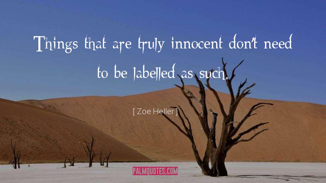 Innocence quotes by Zoe Heller