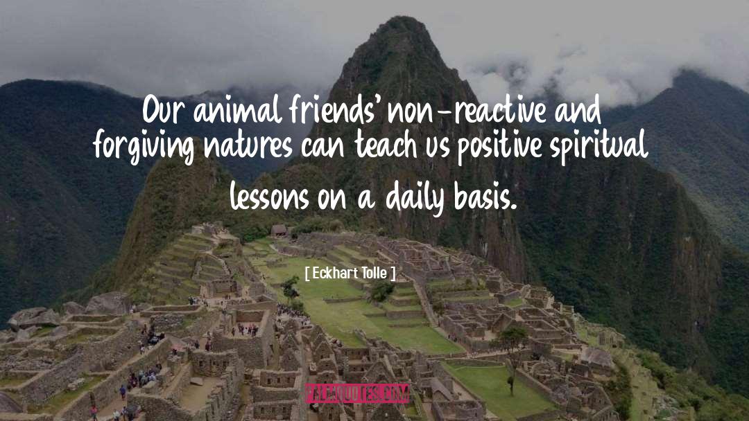 Innocent Animal quotes by Eckhart Tolle