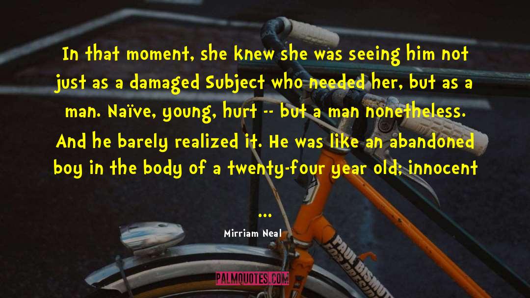Innocent Man Destroyed quotes by Mirriam Neal
