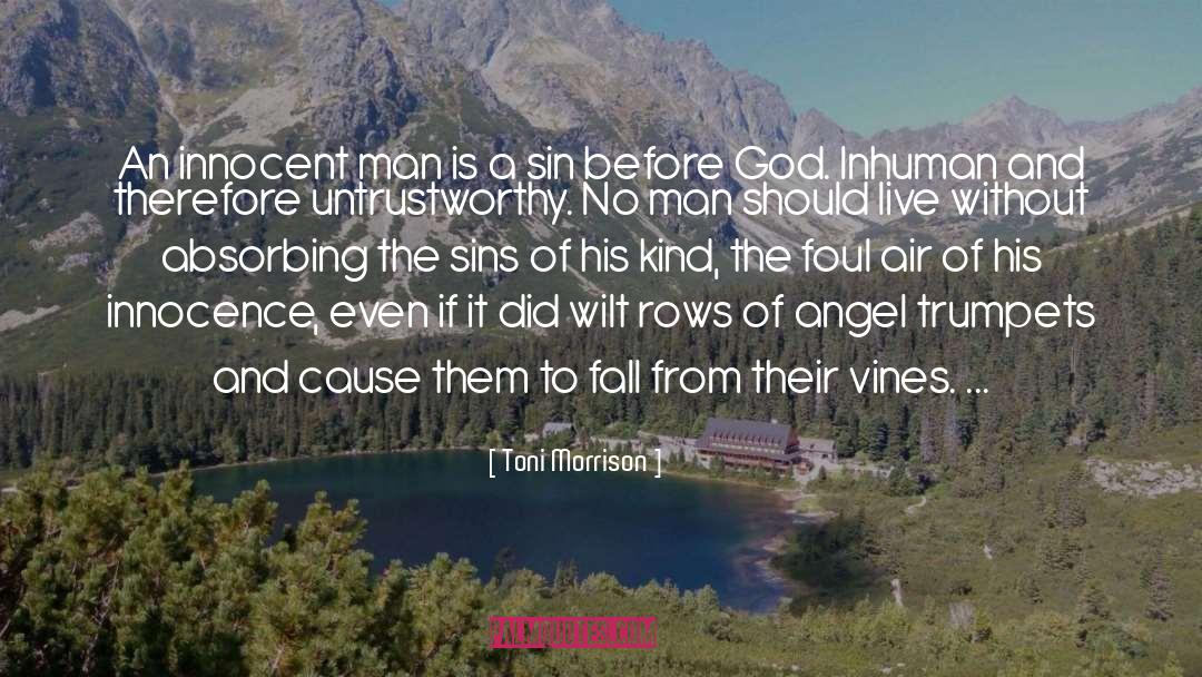 Innocent Man quotes by Toni Morrison