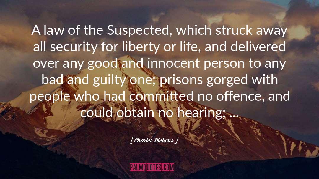 Innocent Person quotes by Charles Dickens