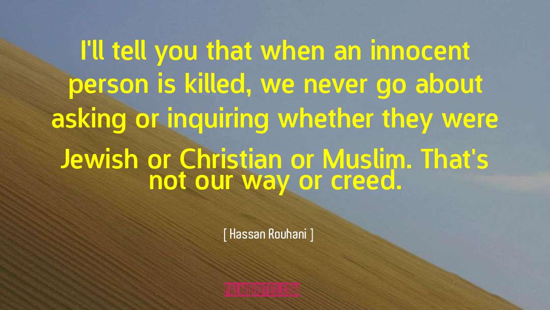 Innocent Person quotes by Hassan Rouhani