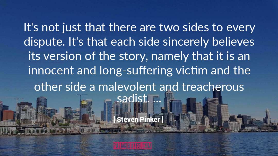 Innocent quotes by Steven Pinker