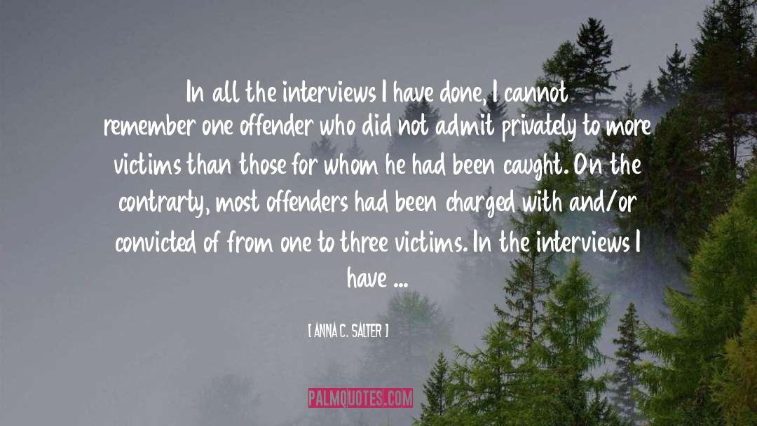 Innocent Victims quotes by Anna C. Salter