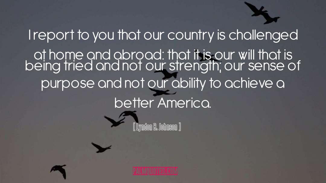 Innocents Abroad quotes by Lyndon B. Johnson