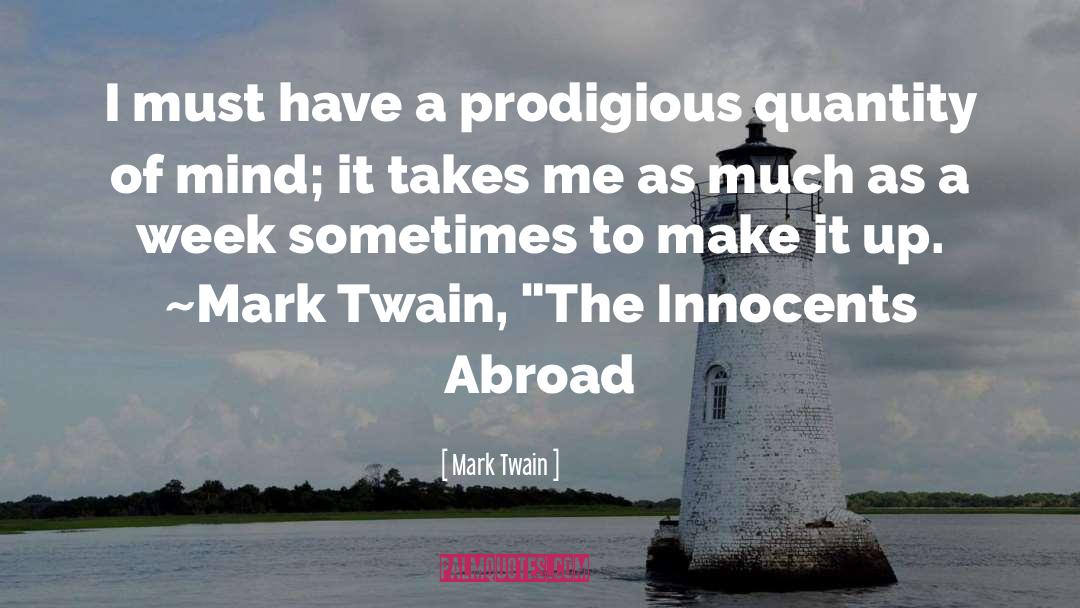 Innocents Abroad quotes by Mark Twain