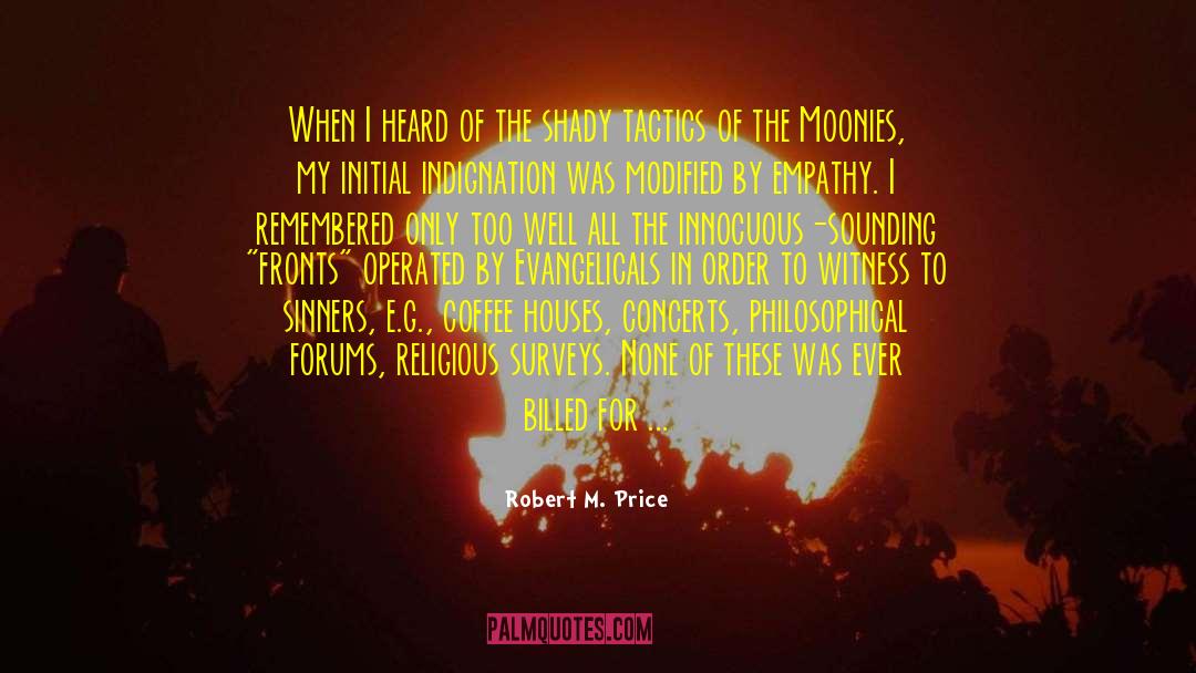 Innocuous quotes by Robert M. Price