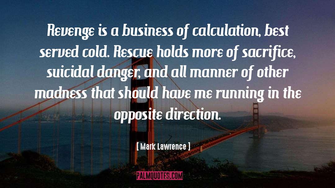 Innovation And Business quotes by Mark Lawrence