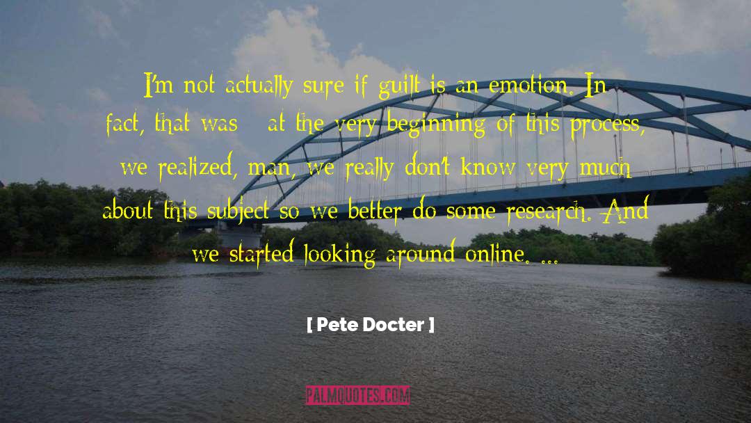 Innovation And Research quotes by Pete Docter