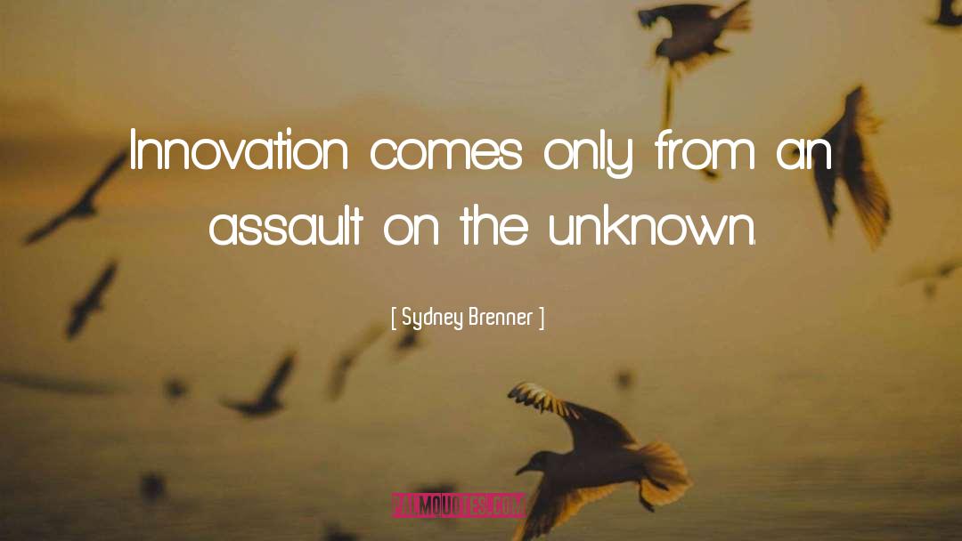 Innovation Examples quotes by Sydney Brenner