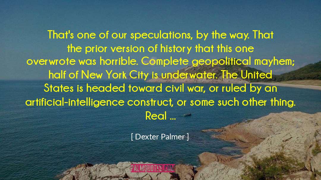 Innovation Invention quotes by Dexter Palmer