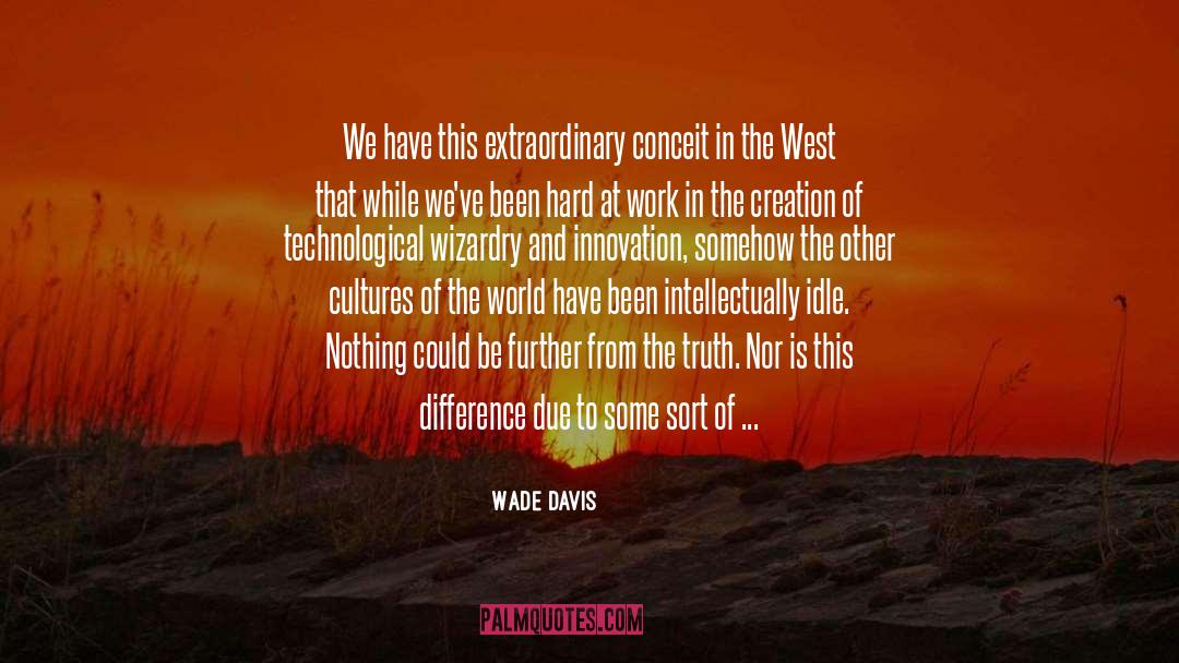 Innovation Invention quotes by Wade Davis