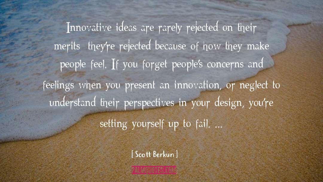 Innovative Design quotes by Scott Berkun