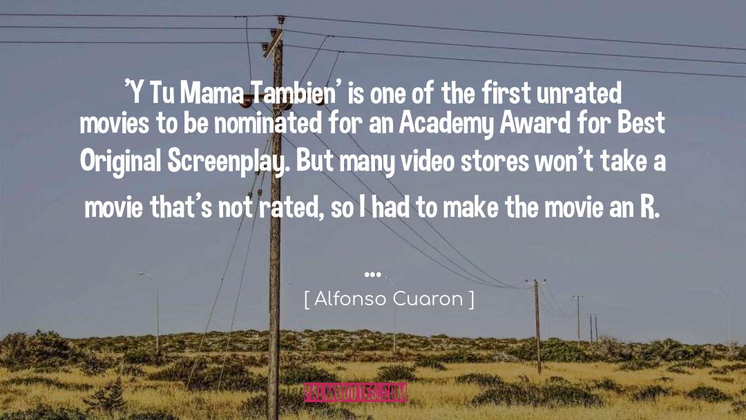 Innovative Screenplays quotes by Alfonso Cuaron