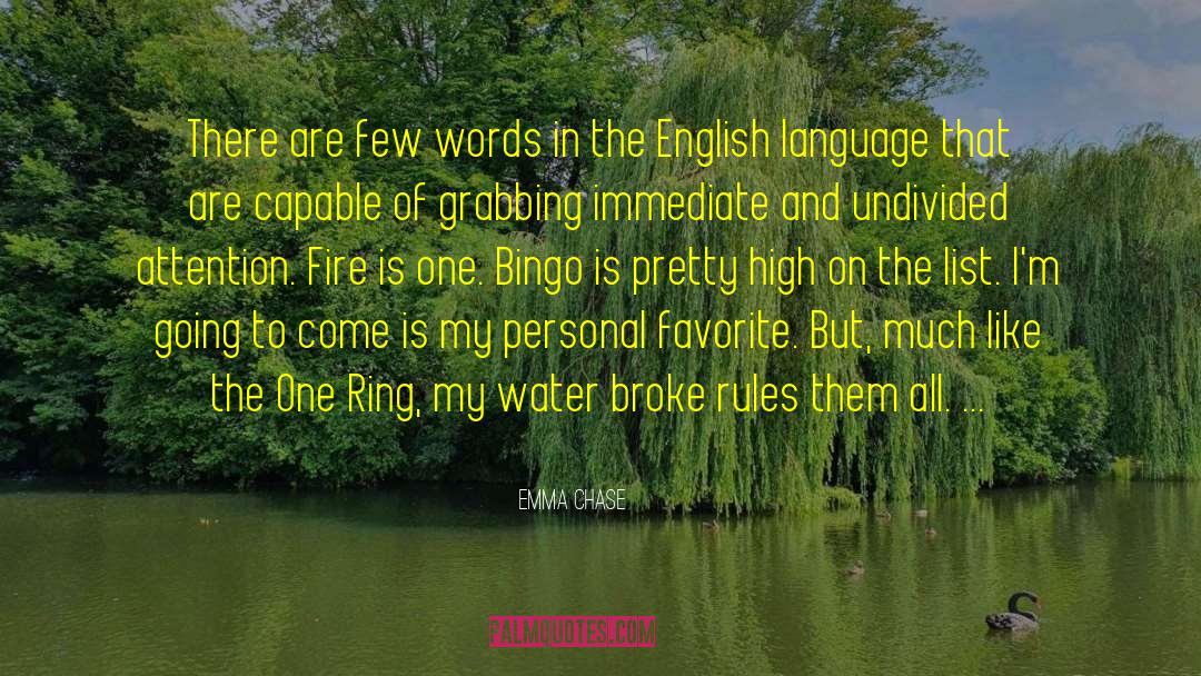 Inocuos English quotes by Emma Chase