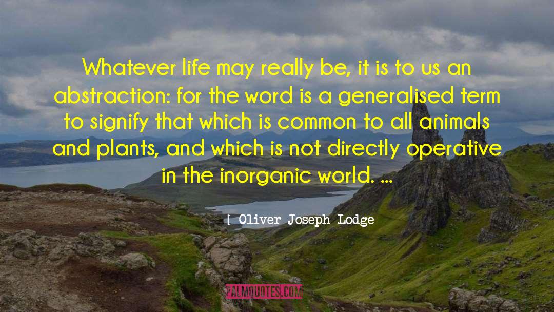 Inorganic quotes by Oliver Joseph Lodge
