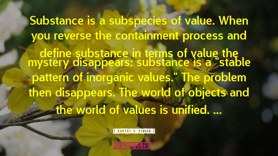 Inorganic quotes by Robert M. Pirsig