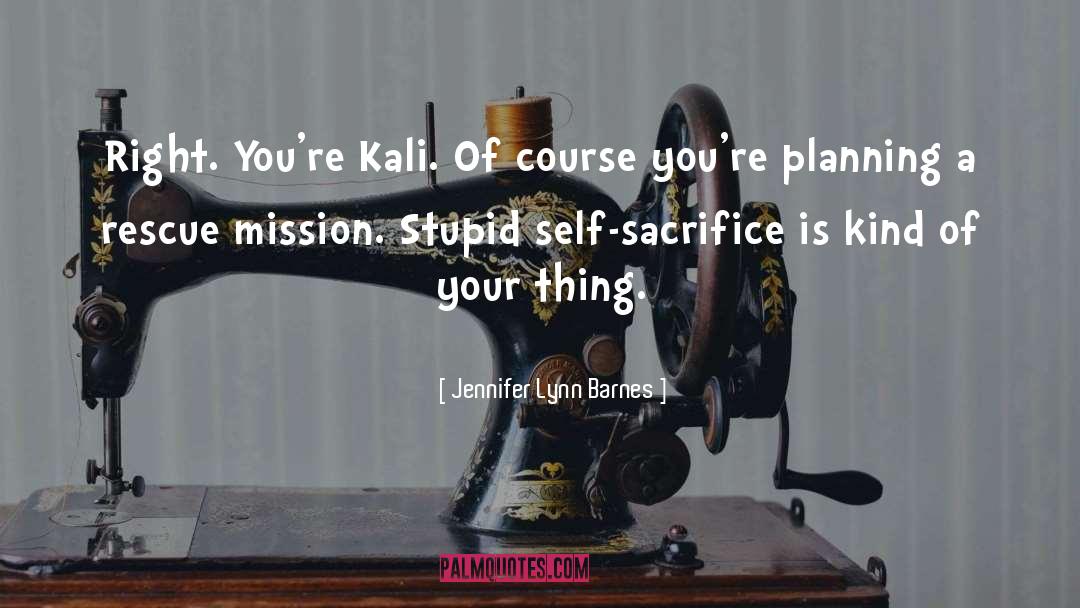 Inosanto Kali quotes by Jennifer Lynn Barnes