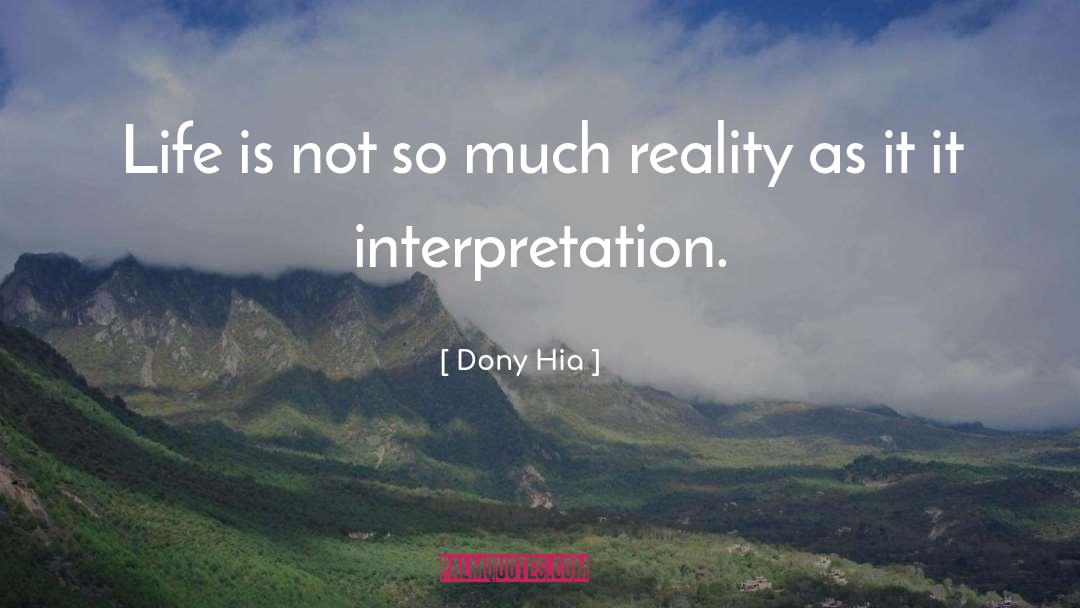 Inperational quotes by Dony Hia
