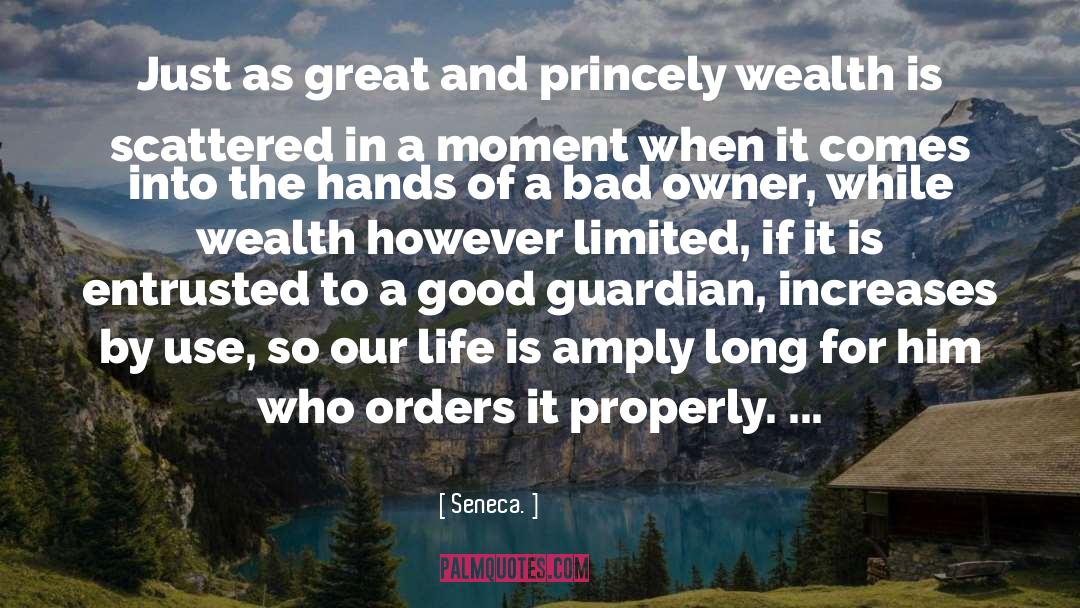 Inquests In Great quotes by Seneca.